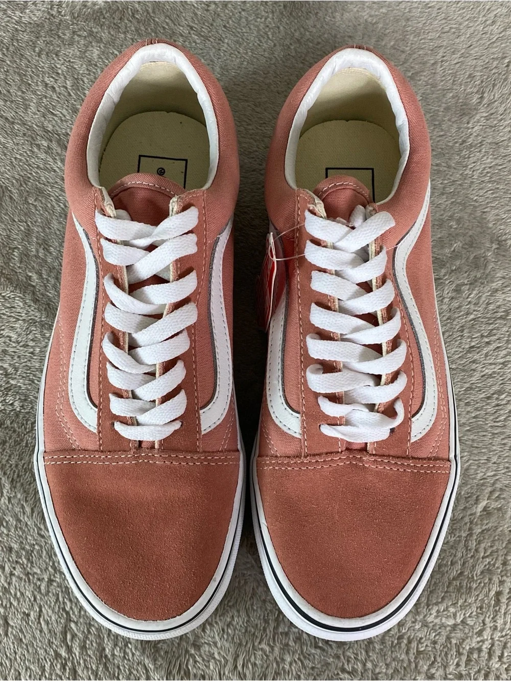 Vans Old Skool Shoes Sneakers Men 7 Women 8.5‎ Rose Pink Canvas NEW